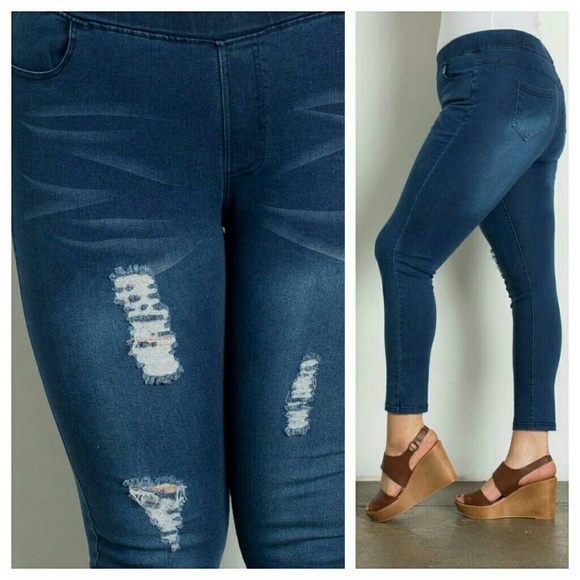 ➕ Ripped Jeggings - Picture 5 of 5